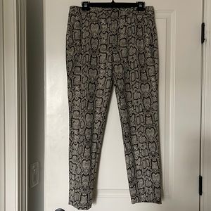 Zara snake print pants.